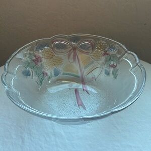 Mikasa: Vintage Christmas Festive Bells Bowl- 6”- Candy dish- Holiday Decor